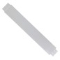 vidaXL Set 10 paneles divisorios flexibles de acero galvanizado 100x14 cm