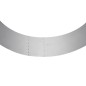 vidaXL Set 10 paneles divisorios flexibles de acero galvanizado 100x14 cm