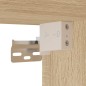 vidaXL Armarios de pared 2 uds madera de ingeniería roble Sonoma vidaXL Armarios de pared 2 uds madera de ingeniería roble Sonoma