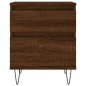 vidaXL Mesita de noche madera de ingeniería marrón roble 40x35x50 cm vidaXL Mesita de noche madera de ingeniería marrón roble 40x35x50 cm