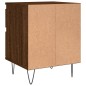 vidaXL Mesita de noche madera de ingeniería marrón roble 40x35x50 cm vidaXL Mesita de noche madera de ingeniería marrón roble 40x35x50 cm