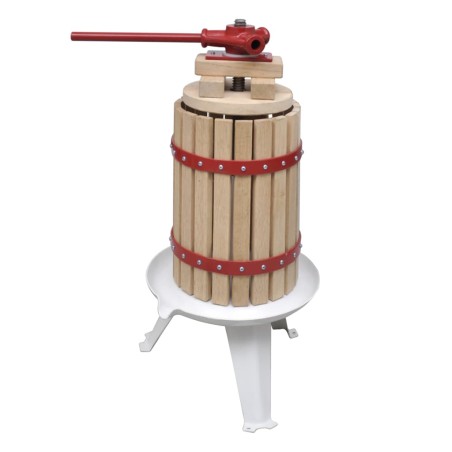 vidaXL Conjunto de prensa y trituradora de frutas y vinos 2 piezas