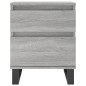 vidaXL Mesita de noche madera de ingeniería gris Sonoma 40x35x50 cm vidaXL Mesita de noche madera de ingeniería gris Sonoma 40x35x50 cm