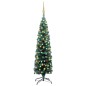 vidaXL Árbol de Navidad preiluminado con luces y bolas verde 120 cm vidaXL Árbol de Navidad preiluminado con luces y bolas verde 120 cm