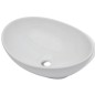 vidaXL Lavabo de baño con grifo mezclador cerámica ovalado blanco vidaXL Lavabo de baño con grifo mezclador cerámica ovalado blanco