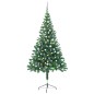 vidaXL Árbol de Navidad artificial con luces y bolas 380 ramas 150 cm vidaXL Árbol de Navidad artificial con luces y bolas 380 ramas 150 cm