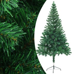 vidaXL Árbol de Navidad artificial con luces y bolas 380 ramas 150 cm