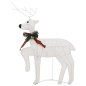 vidaXL Renos de Navidad 6 unidades 120 LED blanco vidaXL Renos de Navidad 6 unidades 120 LED blanco