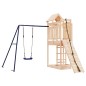 vidaXL Parque infantil de exterior madera maciza de pino vidaXL Parque infantil de exterior madera maciza de pino
