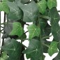 vidaXL Plantas artificiales de hiedra 4 unidades verde 90 cm