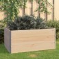vidaXL Arriates de madera maciza de pino 3 unidades 80x120 cm vidaXL Arriates de madera maciza de pino 3 unidades 80x120 cm