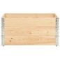 vidaXL Arriates de madera maciza de pino 3 unidades 80x120 cm vidaXL Arriates de madera maciza de pino 3 unidades 80x120 cm