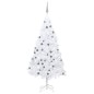 vidaXL Árbol de Navidad preiluminado con luces y bolas blanco 150 cm vidaXL Árbol de Navidad preiluminado con luces y bolas blanco 150 cm