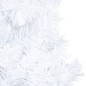 vidaXL Árbol de Navidad preiluminado con luces y bolas blanco 150 cm vidaXL Árbol de Navidad preiluminado con luces y bolas blanco 150 cm