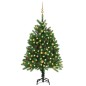 vidaXL Árbol de Navidad preiluminado con luces y bolas verde 120 cm vidaXL Árbol de Navidad preiluminado con luces y bolas verde 120 cm
