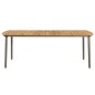vidaXL Set de muebles de comedor de jardín 9 piezas de ratán marrón vidaXL Set de muebles de comedor de jardín 9 piezas de ratán marrón