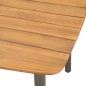 vidaXL Set de muebles de comedor de jardín 9 piezas de ratán marrón vidaXL Set de muebles de comedor de jardín 9 piezas de ratán marrón