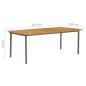 vidaXL Set de muebles de comedor de jardín 9 piezas de ratán marrón vidaXL Set de muebles de comedor de jardín 9 piezas de ratán marrón
