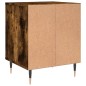 vidaXL Mesitas noche 2 uds madera ingeniería roble ahumado 40x35x50 cm vidaXL Mesitas noche 2 uds madera ingeniería roble ahumado 40x35x50 cm