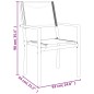 vidaXL Juego de comedor para jardín 5 piezas acero y textilene negro vidaXL Juego de comedor para jardín 5 piezas acero y textilene negro