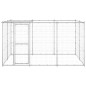 vidaXL Perrera de exterior de acero con techo 7,26 m² vidaXL Perrera de exterior de acero con techo 7,26 m²