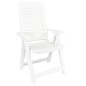 vidaXL Juego de comedor para jardín 3 piezas polipropileno blanco vidaXL Juego de comedor para jardín 3 piezas polipropileno blanco