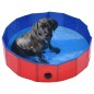 Animal Boulevard Piscina para mascotas Cooling rojo/azul M 80x80x20 cm