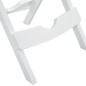 vidaXL Juego de comedor para jardín 3 piezas polipropileno blanco vidaXL Juego de comedor para jardín 3 piezas polipropileno blanco