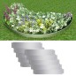 vidaXL Set de cercas para césped 10 piezas acero galvanizado 100x20cm vidaXL Set de cercas para césped 10 piezas acero galvanizado 100x20cm