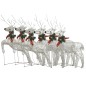vidaXL Renos de Navidad 6 unidades 120 LED dorado vidaXL Renos de Navidad 6 unidades 120 LED dorado