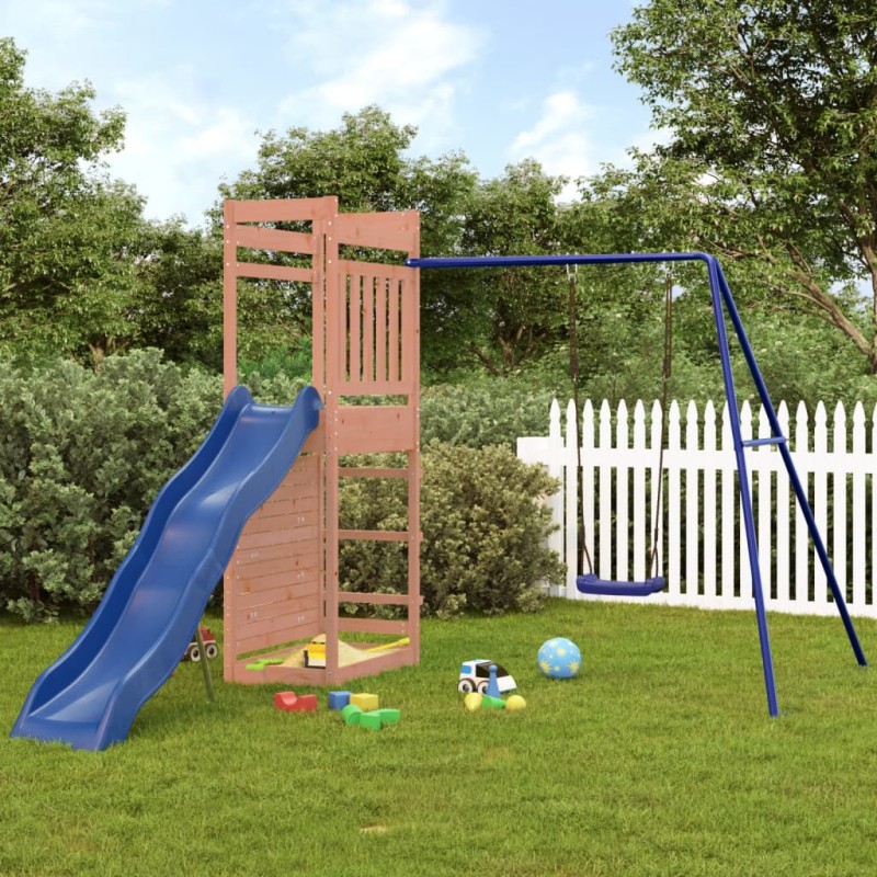 vidaXL Parque infantil de exterior madera maciza Douglas vidaXL Parque infantil de exterior madera maciza Douglas
