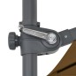 vidaXL Sombrilla de jardín con base portátil gris topo vidaXL Sombrilla de jardín con base portátil gris topo