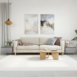 vidaXL Mesas de centro 2 uds madera ingeniería gris Sonoma 50x46x35 cm