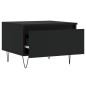 vidaXL Mesa de centro madera de ingeniería negro 50x46x35 cm vidaXL Mesa de centro madera de ingeniería negro 50x46x35 cm