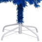 vidaXL Árbol de Navidad preiluminado con luces y bolas azul 120 cm vidaXL Árbol de Navidad preiluminado con luces y bolas azul 120 cm