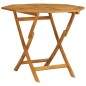 vidaXL Juego de comedor para jardín 5 piezas madera maciza teca vidaXL Juego de comedor para jardín 5 piezas madera maciza teca