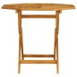 vidaXL Juego de comedor para jardín 5 piezas madera maciza teca vidaXL Juego de comedor para jardín 5 piezas madera maciza teca