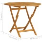 vidaXL Juego de comedor para jardín 5 piezas madera maciza teca vidaXL Juego de comedor para jardín 5 piezas madera maciza teca