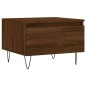vidaXL Mesa de centro madera de ingeniería marrón roble 50x46x35 cm vidaXL Mesa de centro madera de ingeniería marrón roble 50x46x35 cm