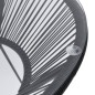vidaXL Juego de comedor de jardín 3 piezas ratán PVC negro vidaXL Juego de comedor de jardín 3 piezas ratán PVC negro