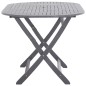vidaXL Juego de comedor de jardín 7 pzas madera maciza de acacia gris vidaXL Juego de comedor de jardín 7 pzas madera maciza de acacia gris