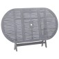 vidaXL Juego de comedor de jardín 7 pzas madera maciza de acacia gris vidaXL Juego de comedor de jardín 7 pzas madera maciza de acacia gris