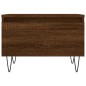 vidaXL Mesa de centro madera de ingeniería marrón roble 50x46x35 cm vidaXL Mesa de centro madera de ingeniería marrón roble 50x46x35 cm