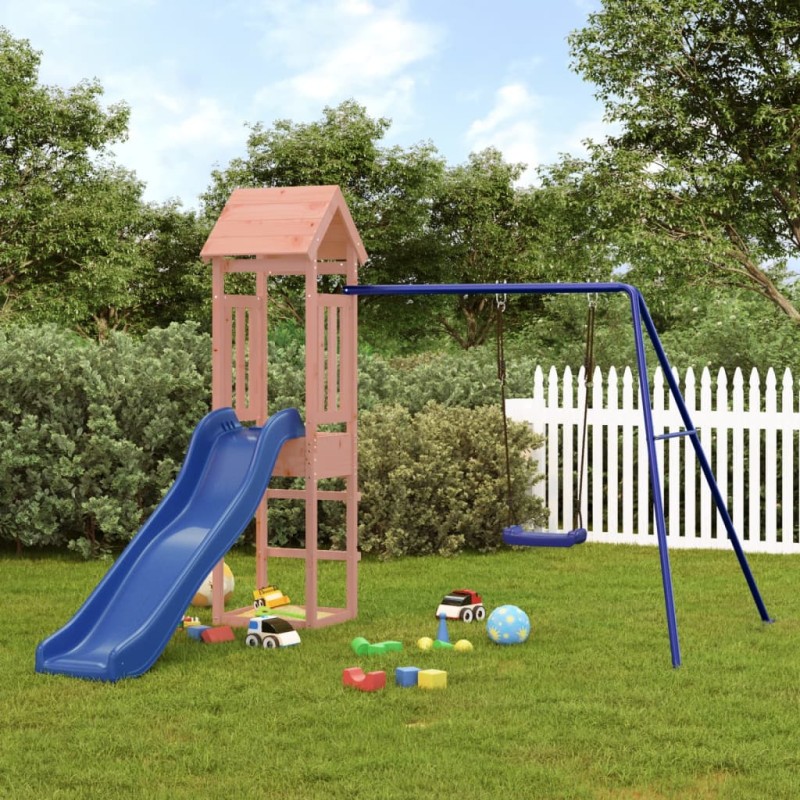 vidaXL Parque infantil de exterior madera maciza Douglas vidaXL Parque infantil de exterior madera maciza Douglas