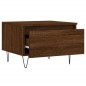 vidaXL Mesa de centro madera de ingeniería marrón roble 50x46x35 cm vidaXL Mesa de centro madera de ingeniería marrón roble 50x46x35 cm