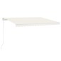 vidaXL Toldo retráctil automático crema 450x300 cm vidaXL Toldo retráctil automático crema 450x300 cm