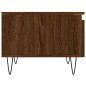 vidaXL Mesa de centro madera de ingeniería marrón roble 50x46x35 cm vidaXL Mesa de centro madera de ingeniería marrón roble 50x46x35 cm
