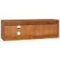 vidaXL Mueble de TV de pared madera maciza de teca 180x30x30 cm
