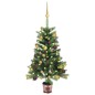 vidaXL Árbol de Navidad artificial con luces y bolas verde 65 cm vidaXL Árbol de Navidad artificial con luces y bolas verde 65 cm