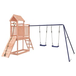 vidaXL Parque infantil de exterior madera maciza Douglas